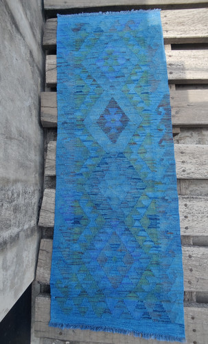 Overdyed kilim runner x - overdyed,