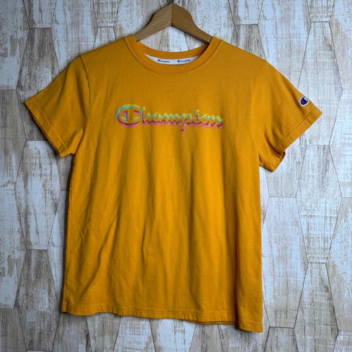 Shirt champion donna giallo - t-shirt,