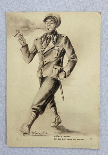 Cartolina carabinieri reali - cartolina,