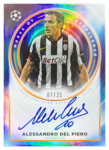 Del piero 2024 topps uefa - 2024/25,