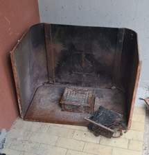 piastra ghisa a C per camino a legna