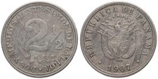 Panama - 2 1/2 Centesimi 1907