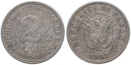 Panama 2 centesimi 1907 - -,