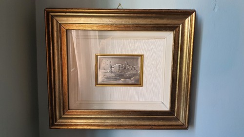 Quadro bassorilievo veduta - quadro,