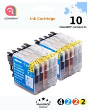 10 Cartucce per Brother LC-985 MFC J415W J280W J270W J220 J265W J410