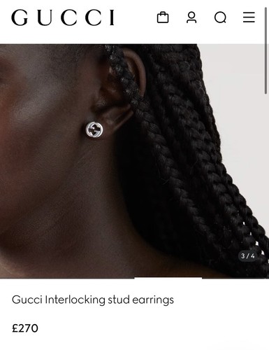 Gucci orecchini perno - a, ad