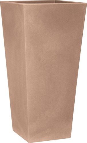 Vaso quadrato alto resina eros - quadrato,