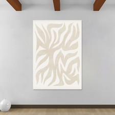 Forme toni della terra - arte da parete astratta - stampa arte da parete arrotolata su tela