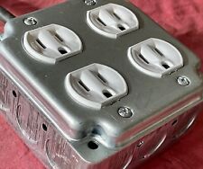 AMPLIFICATORE CHITARRA QUAD BOX 300 (GAQB 300) con quattro prese 15A, cavo 8' 300W e spina 3-Prg