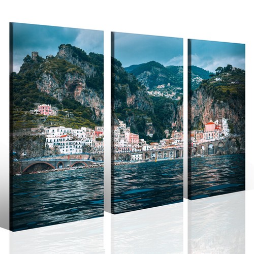 Quadro atrani amalfi - atrani, stampa