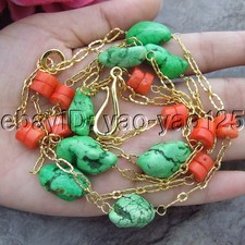 S082610 Collana catena corallo