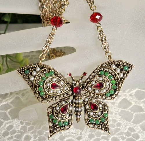 Collana con ciondolo spilla - con, ciondolo/spilla