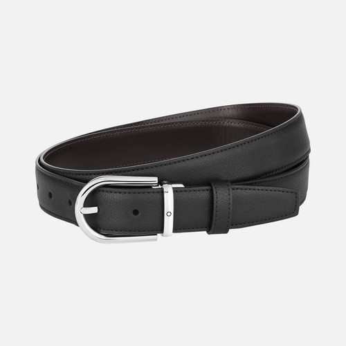 Cintura montblanc fibbia ferro - montblanc,