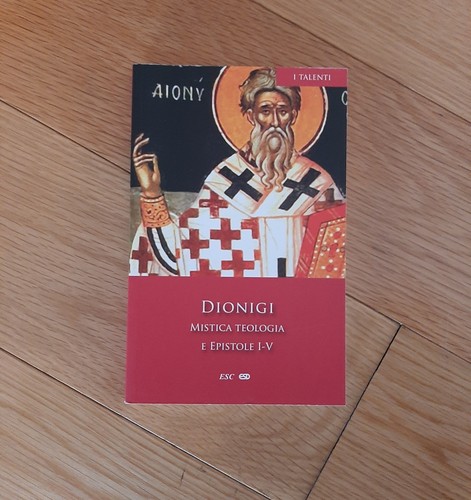 Dionigi mistica teologia e - mistica,