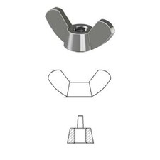 Dadi Inox Mare ad aletta inox