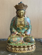 Statua Cloisonné Bronzo