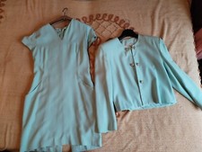 Vestito Abito Elegante Donna Azzurro Midi - Taglia 44 - Usato poco