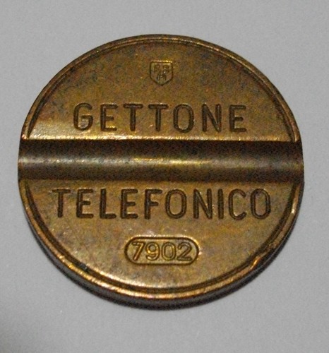 Gettone telefonico sip 7902 - telefonico,