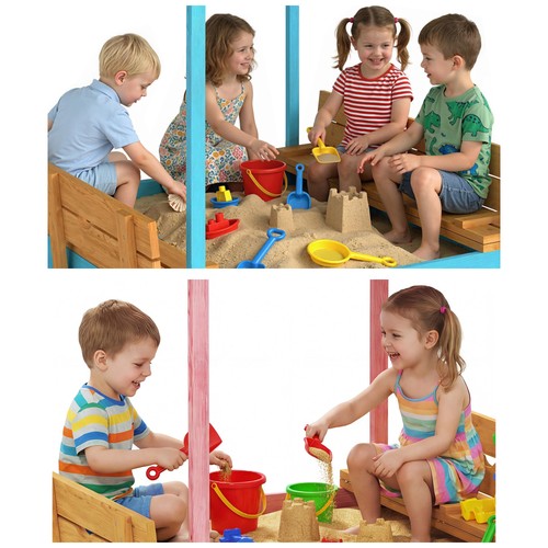 Aiyaplay sabbiera per bambini - sabbiera,