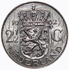 1962 OLANDA 2,5 GULDEN JULIANA