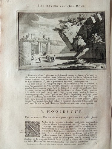 Incisione rame 1704 - incisione, mura