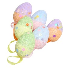  6 Pcs Decorazioni Uova Finte Da Decorare Ornamenti Primaverili Decorativi