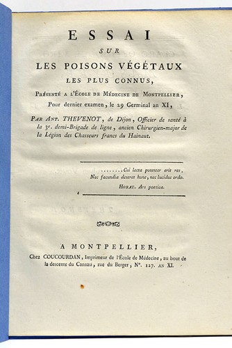 Thevenot essai sur - (antoine).,