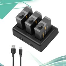 3 pezzi batteria + caricatore