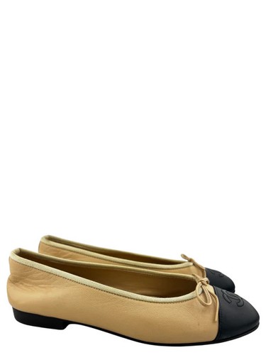 Ballerine chanel bicolore - chanel,