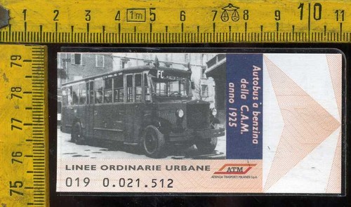 Biglietto atm tram milano - biglietto,
