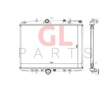 Engine cooling radiator for