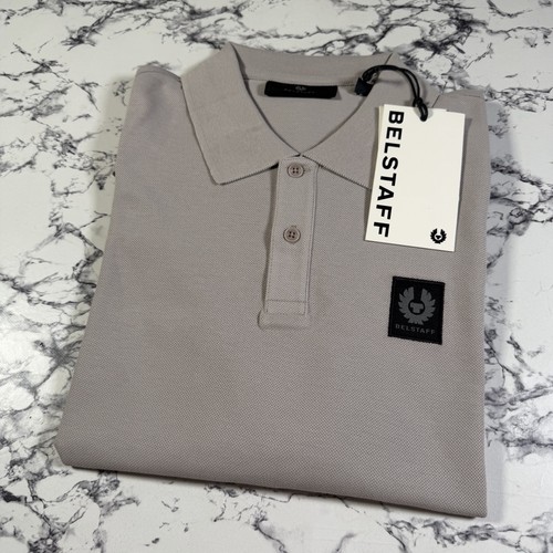 Polo uomo belstaff grigio - polo,