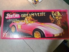 BARBIE DOLL PINK CAR DREAM'VETTE veicolo 3922 nella scatola assemblata USA 1980