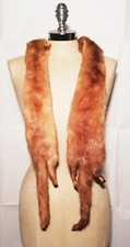 Stola con doppio visone vero anni ’80- 80s stole with double mink