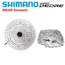 Catena Cassetta Shimano Deore M6100 1x12 Velocità M6100 10-51T Gruppo Bici MTB