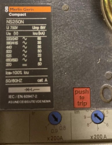 Merlin gerin compact - gerin, ns250n