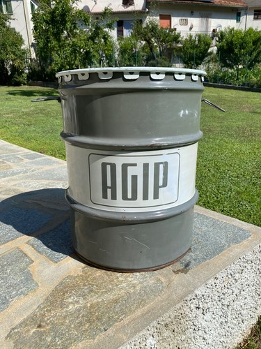 Bidone olio agip vintage - ,