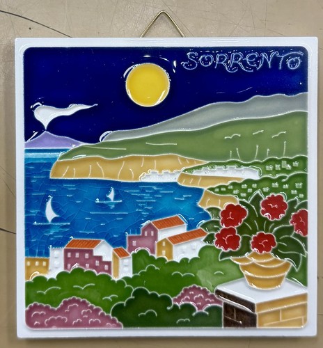 Piastrella ceramica vietri - piastrella, di