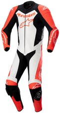 Tuta motociclista pelle - in,