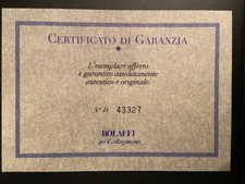 CERTIFICATO BOLAFFI BANCONOTA