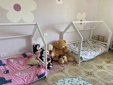 lettino per bambini a casetta 