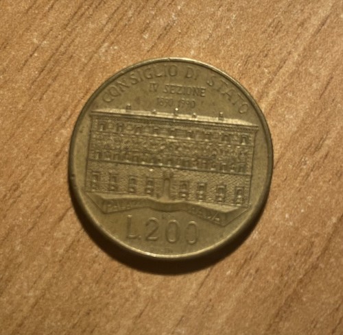 Moneta 200 lire - 200, “consiglio