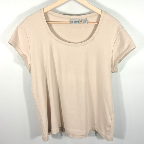 Shirt chico taglia 3 beige - chico's,