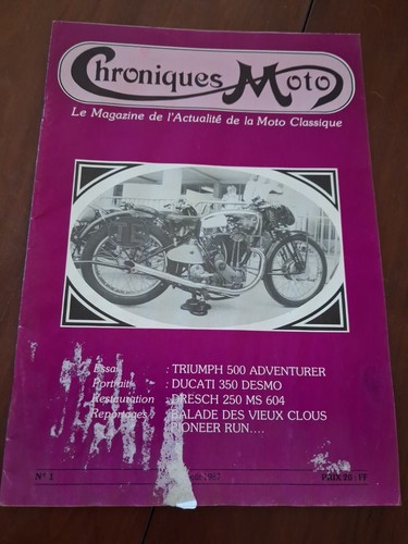 Chroniques moto 1 1987 - n°,