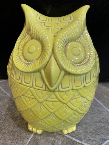 Owl cookie jar - jar, vintage