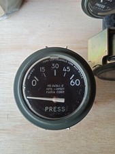 Strumento Manometro pressione olio Carro Armato jeep militare willys faria corp