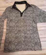 MAGLIETTA DONNA ELASTICIZZATA CON COLLO RASATELLO TG M