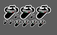 11 AdesivI Stickers TERMIGNONI resistente al calore DUCATI Team nero Bianco