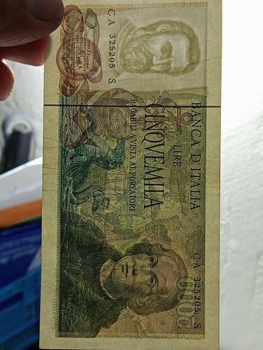 5000 lire colombo - 5000, tipo