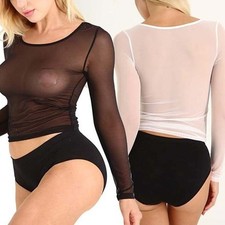T-shirt top see through